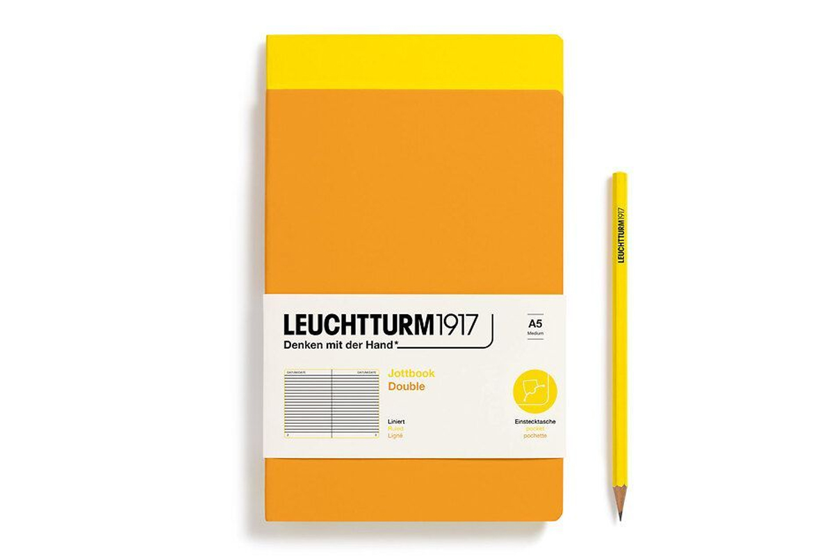 LEUCHTTURM1917 Jottbook Ruled A5 Lemon & Rising Sun